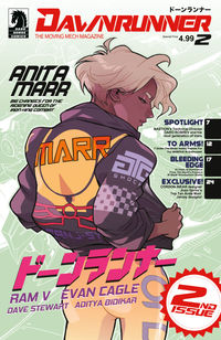 Cover image for Dawnrunner #2 (Karl Kerschl Variant Cover)