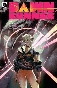 Cover image for Dawnrunner #4 (David Liu Variant Cover)