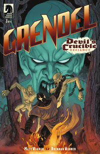 Cover image for Grendel: Devil's Crucible--Defiance #3 (David Hitchcock Variant Cover)