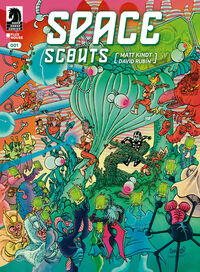 Cover image for Space Scouts #1 (Sergio Aragones Variant Cover)