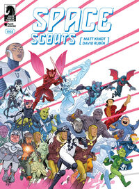 Cover image for Space Scouts #2 (Brian Hurtt Variant Cover)