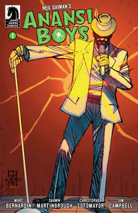 Cover image for Anansi Boys #1 (Denys Cowan Variant Cover)
