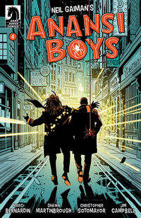 Cover image for Anansi Boys I #4 (Shawn Martinbrough Variant Cover)
