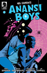 Cover image for Anansi Boys I #6 (Shawn Martinbrough Variant Cover)