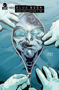 Cover image for Blue Book: 1947 #1 (Cully Hamner Variant Cover)