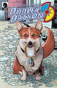 Cover image for Dudley Datson and the Forever Machine #1 (Jamal Igle Variant Cover)