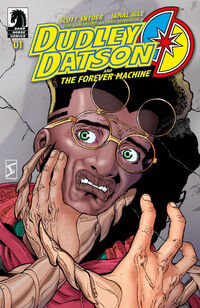 Cover image for Dudley Datson and the Forever Machine #1 (Jamal Igle Variant Cover)