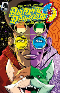 Cover image for Dudley Datson #1 and the Forever Machine (Javier Rodriguez Variant Cover)