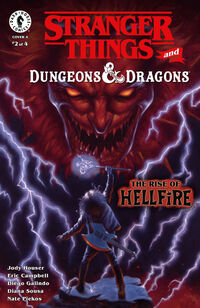 Cover image for Stranger Things and Dungeons & Dragons: The Rise of Hellfire #2