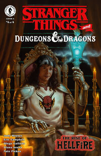 Cover image for Stranger Things and Dungeons & Dragons: The Rise of Hellfire #4