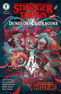 Cover image for Stranger Things and Dungeons & Dragons: The Rise of Hellfire #2 (GAX Variant Cover)