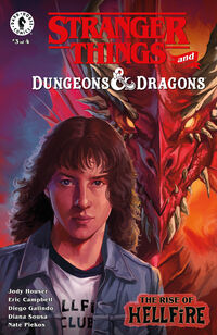 Cover image for Stranger Things and Dungeons & Dragons: The Rise of Hellfire #3 (Uzuri Variant Cover)