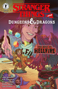 Cover image for Stranger Things and Dungeons & Dragons: The Rise of Hellfire #4 (Daniel IriZarri Variant Cover)