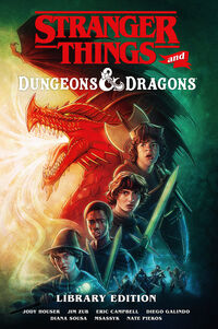 Cover image for Stranger Things and Dungeons & Dragons Library Edition HC