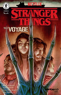 Cover image for Stranger Things: The Voyage #4 (Alejandro Barrionuevo Variant Cover)