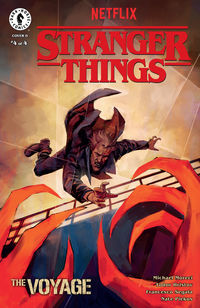 Cover image for Stranger Things: The Voyage #4 (Todor Hristov Variant Cover)