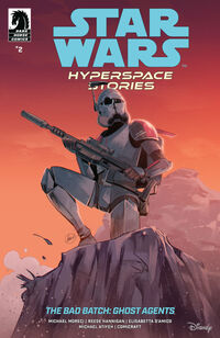 Cover image for Star Wars: Hyperspace Stories-The Bad Batch--Ghost Agents #2 (French Carlomagno Variant Cover)