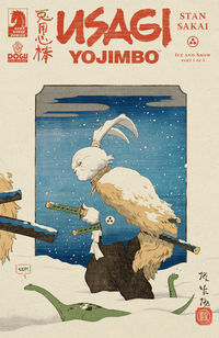 Cover image for Usagi Yojimbo: Ice and Snow #1 (Paolo Rivera Variant Cover)