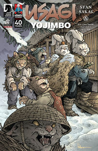 Cover image for Usagi Yojimbo: Ice and Snow #5 (David Petersen Variant Cover)