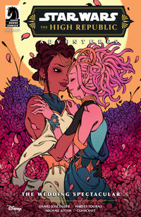 Cover image for Star Wars: The High Republic Adventures Phase III--The Wedding Spectacular (Priscilla Bampoh Variant Cover)