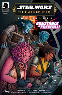 Cover image for Star Wars: The High Republic Adventures Phase III #7 (Isobel Rees Variant Cover)