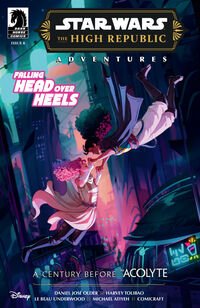 Cover image for Star Wars: The High Republic Adventures Phase III #8 (Cherriielle Variant Cover)