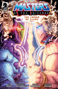 Cover image for He-Man and the Masters of the Universe #1: The Sword of Flaws Part 1