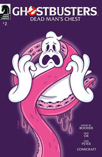 Cover image for Ghostbusters: Dead Man's Chest #2 (CHOGRIN Variant Cover)