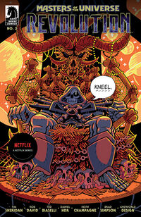 Cover image for Masters of the Universe: Revolution #3 (Andrew MacLean Variant Cover)