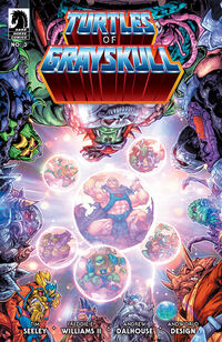 Cover image for Masters of the Universe/Teenage Mutant Ninja Turtles: Turtles of Grayskull #3