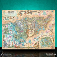 Cover image for Horizon Forbidden West Fine Art Map Print (Dark Horse Direct)
