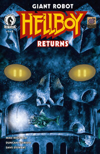 Cover image for Giant Robot Hellboy Returns #1