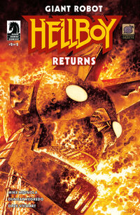 Cover image for Giant Robot Hellboy Returns #2