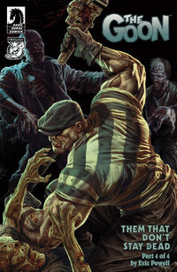 Cover image for The Goon: Them That Don't Stay Dead #4 (Lee Bermejo Variant Cover)