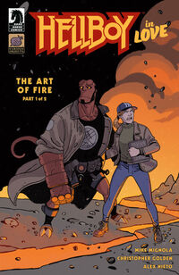 Cover image for Hellboy in Love: The Art of Fire #1