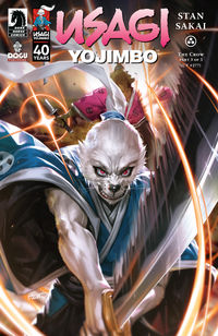 Cover image for Usagi Yojimbo: The Crow #3 (Derrick Chew Variant Cover)