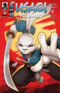 Cover image for Usagi Yojimbo: The Crow #4 (David Nakayama Variant Cover)