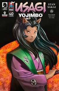 Cover image for Usagi Yojimbo: The Crow #2 (Arita Mitsuhiro Variant Cover)