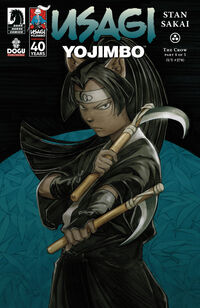 Cover image for Usagi Yojimbo: The Crow #4 (Arita Mitsuhiro Variant Cover)