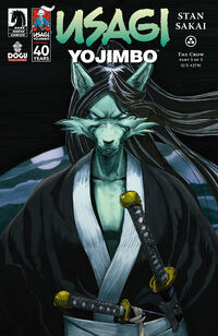 Cover image for Usagi Yojimbo: The Crow #5 (Arita Mitsuhiro Variant Cover)