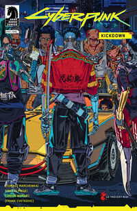 Cover image for Cyberpunk 2077: Kickdown #1 (RUDCEF Variant Cover)
