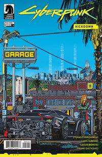 Cover image for Cyberpunk 2077: Kickdown #2 (RUDCEF Variant Cover)