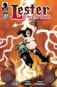 Cover image for Lester of the Lesser Gods #1 (Eric Powell Variant Cover)