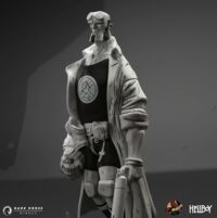 Cover image for Hellboy 30th Anniversary Vinyl Figure (Black & White Variant)