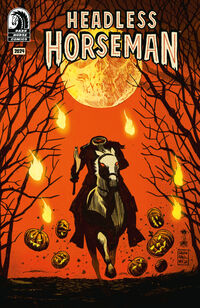 Cover image for Headless Horseman Halloween Annual (2024) (Francesco Francavilla Variant Cover)