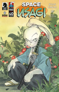 Cover image for Space Usagi: White Star Rising #1 (Peach Momoko Variant Cover)