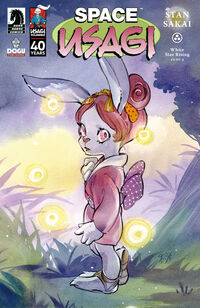 Cover image for Space Usagi: White Star Rising #2 (Peach Momoko Variant Cover)