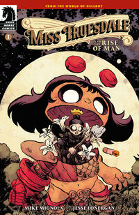 Cover image for Miss Truesdale and the Rise of Man #1 (Jesse Lonergan Variant Cover)