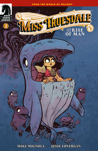 Cover image for Miss Truesdale and the Rise of Man #2 (Jesse Lonergan Variant Cover)