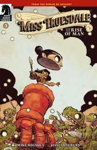 Cover image for Miss Truesdale and the Rise of Man #3 (Jesse Lonergan Variant Cover)